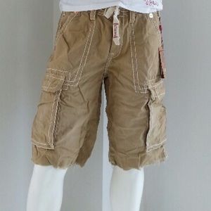 True Religion Men’s Issac Cargo Twill Short Pants NWT
